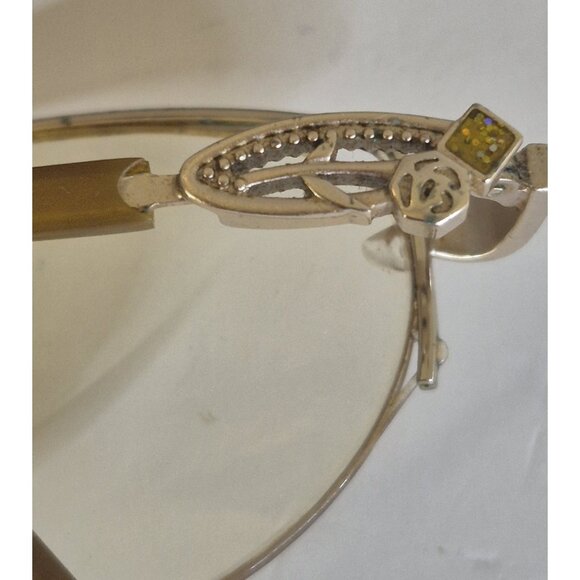 VTG Joan Collins 9776 Gold Eyeglass Frames With Case - Picture 5 of 12